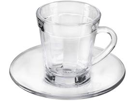 Xícara Café Americano Com Pires Café Expresso Curto 90ml