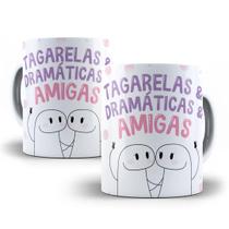 Xícara Café Amigas Personalizada-Tagarela Dramática Xícara Café Amigas Personalizada-Tagarela Dramática