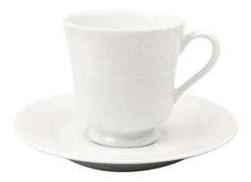 Xícara Café c/ Pires C/Pé Linha Itamaraty Noiva Porcelana Schmidt