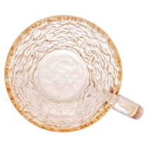 Xícara Café c/ Pires Cristal Ecológico 70 ml Âmbar Lyor Xícara Café c/ Pires Cristal Ecológico 70 ml Âmbar Lyor