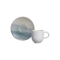 Xicara Café Com Pires 97ml Coup Stoneware Antartida - Porto Brasil