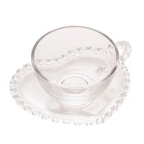 Xícara Café com Pires Coração 170mL - Lyor