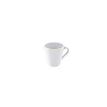 Xícara Café Filetada Elisa Porcelana Dourada 70ml Xícara Café Filetada Elisa Porcelana Dourada 70ml