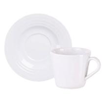 Xicara cafe porcelana c/ pires tramontina 70ml