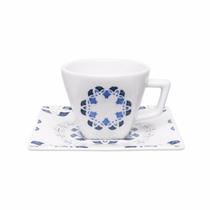 Xícara Cafézinho Babet Oxford Porcelana Estampada 75ml