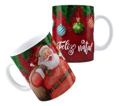 Xícara Caneca Personalizada de Porcelana Cerâmica Natalina Presente Natal Papai Noel Md7 Xícara Caneca Personalizada de Porcelana Cerâmica Natalina Presente Natal Papai Noel Md7