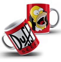 Xícara Caneca Personalizada Porcelana Simp sons Duf f Bea r MD1