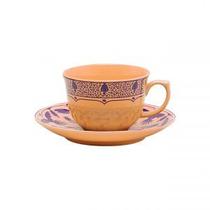 Xícara Chá 240 ml c/ Pires Flamingo Terra Brasilis Caju Oxford