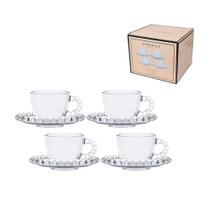 Xicara cha bubbly 220ml 4pc Hauskraft