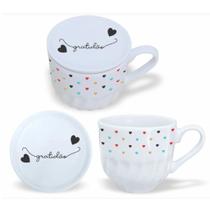 Xicara Com Tampa Gratidao 250ml