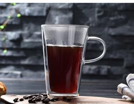 Xícara De Café 1 Copos Parede Dupla Vidro 240ml Café Chá Bar