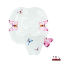 Xícara de Café Borboleta porcelana 100ML