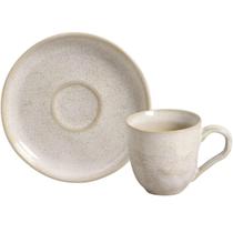 Xícara de Café com Pires 120ml Bio Latte Porto Brasil Mesa Posta Café da Manhã Xícara de Café com Pires 120ml Bio Latte Porto Brasil Mesa Posta Café da Manhã