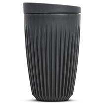 Xícara de café HuskeeCup 350 ml com tampa cor de carvão Xícara de café HuskeeCup 350 ml com tampa cor de carvão