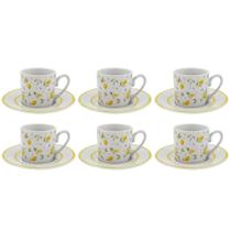 Xícara De Café Limone Porcelana 90Ml 6 Peças - Hauskraft Xícara De Café Limone Porcelana 90Ml 6 Peças - Hauskraft