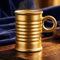 Xícara de Café Luminarc Moi 90ml Mini Caneca Visual Dourado Metalizado Xícara de Café Luminarc Moi 90ml Mini Caneca Visual Dourado Metalizado