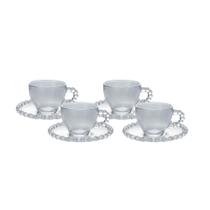Xicara de Cafe Perola 100ml 4 Pecas