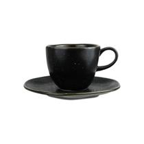 Xícara De Chá 220mL Com Pires Porcelana Ryo Volcano Oxford Xícara De Chá 220mL Com Pires Porcelana Ryo Volcano Oxford