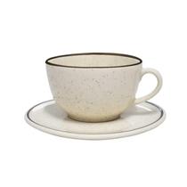 Xicara De Chá Café Pires Cerâmica 200Ml Unni Brisa Oxford
