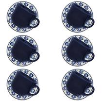 Xícara De Chá Com Pires Donna Margaridas 200Ml 6 Un - Biona Xícara De Chá Com Pires Donna Margaridas 200Ml 6 Un - Biona