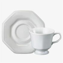 Xicara de cha com pires prisma - schmidt 200ml Xicara de cha com pires prisma - schmidt 200ml