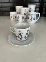 Xícara de Chá Leite Moça com Pires Cerâmica