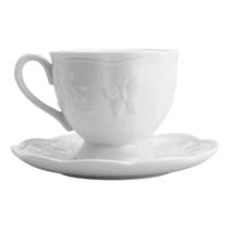 Xicara de cha lyor new bone butterfly flower 200ml 220127 porcelana