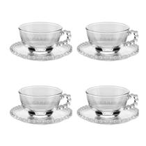 Xicara de Chá Pearl Bolinhas 180ml 8 Peças - Wolff