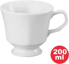 Xícara de Chá Prisma 200 ml Porcelana Schmidt