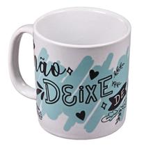 Xícara De Porcelana 320ml Frase Positiva Não Deixe De Acreditar Caneca Para Chá Café Presente Amigos Família