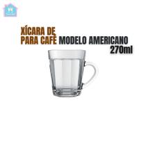Xicara de vidro 270 ml modelo americano - Nadir Figueiredo