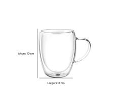 Xicára de Vidro Double Wall - 350ML