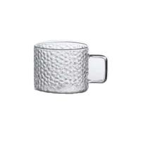 Xicara de Vidro Transparente 130ml Caneca Café Luxo Xicara de Vidro Transparente 130ml Caneca Café Luxo