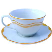 Xícara e Pires para Café BRASILIS Porcelana Schmidt