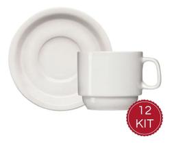 Xícara Hotel Bar Restaurante Com Pires 215ml Xícara Hotel Bar Restaurante Com Pires 215ml