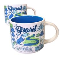 Xícara Original Starbucks Been There Series 414 Ml Coleção Brasil