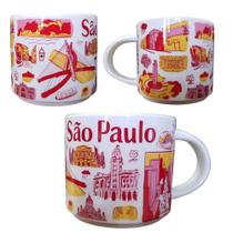 Xícara Original Starbucks Been There Series 414 Ml Coleção São Paulo