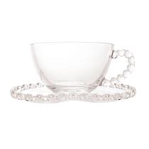 XICARA P/CHA C/PIRES DE CRISTAL DE CHUMBO CORACAO 170ml