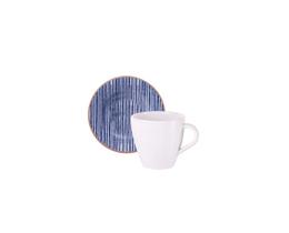 Xícara para Café com Pires Abstratta em Porcelana 95ml - Tramontina
