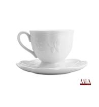 Xicara para Café com Pires Butterfly Flower 100ML