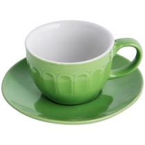 Xícara para café com pires em cerâmica Colors Lyor 80 ml