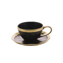 Xícara Para Café Com Pires Em Porcelana Dubai 90ml Wolff