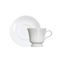Xícara para café em porcelana Germer Capri 80ml branca - Germer Porcelanas