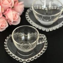 Xicara Para Cha Com Pires De Cristal 1679 Coliseu