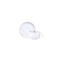 Xícara Pires Chá Artemis Porcelana 250ml 2 Pçs Tramontina