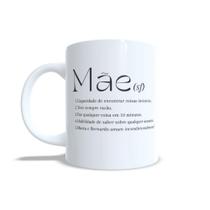 Xícara Porcelana Personalizada - "MÃE - DEFINIÇÃO"