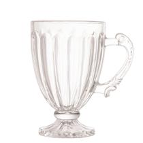 Xícara Taça de Vidro Cristal com Pé Imperial Café 200ml Cafeteira Padaria Expresso Chocolate Quente - Lyor