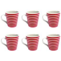 Xícaras caneca Café Chá Porcelana 110 Ml louça personalizada 6 unidade Envio Rápido