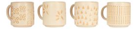 Xícaras Cerâmica Capri 130ml Conjunto 4 Decor Café Linha Xícaras Cerâmica Capri 130ml Conjunto 4 Decor Café Linha