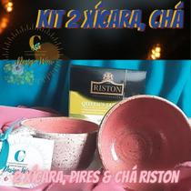 Xícaras Cerâmica Rosa Xícaras Cerâmica Rosa